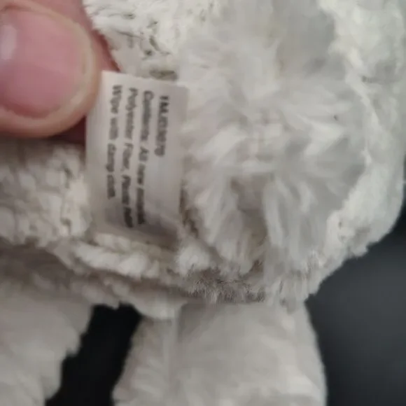 Hallmark Basil the Bear White Tan Teddy Plaid Bow Tie Plush Toy 13" - Picture 12 of 12